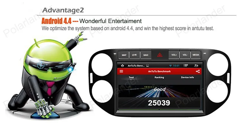 Cheap For Android 4.4 Car multimedia stereo radio GPS Navigation Radio Support OBDll 3G DVR For Volkswagen VW Tiguan 2013 2014 2015 19