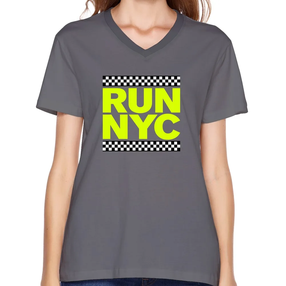 new arrival custom your own RUN NYC TAXI IN YELLOW shirts women 100