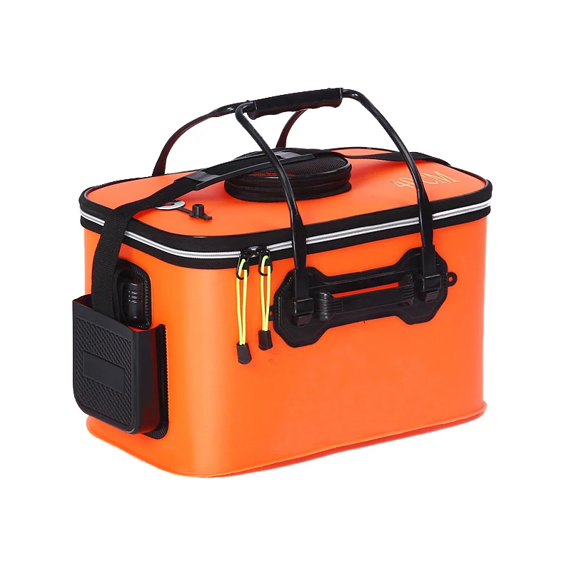 

Portable Folding Fish Wear Bucket Outdoor EVA Fishing Tackle Boxes with Handle Fishing Bags Outdoor Fishing Water Tank