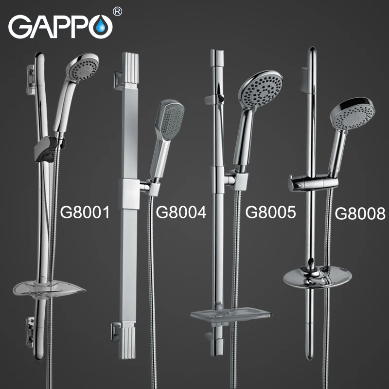Günstig GAPPO Bad Dusche Rutsche Bar Edelstahl Hand Dusche Bar Wand Halterung Hand Dusche Set Seife Dish Halter Sprayer Set dusche
