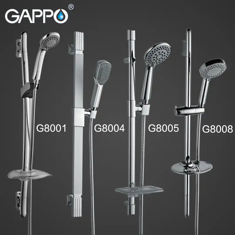 GAPPO ванная комната душевая горка из нержавеющей стали ручной душ бар настенное крепление ручной душ набор мыльница держатель опрыскиватель набор душ - изображение