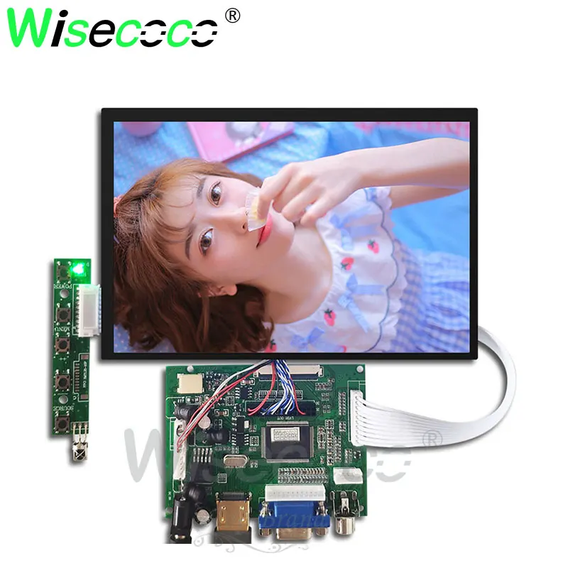 

7 inch LCD 1280*800 Display Monitor Screen Kit with Drive Board (HDMI+VGA+2AV) for Raspberry Pi, PC Windows 7/8/10