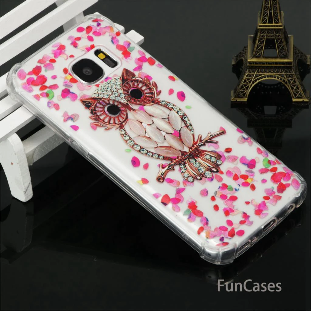 Owl Phone Case sFor Estuche Samsung S7 Soft TPU Phone Case Kryty Glitter Phone Accessory For Samsung Galaxy S7 Casa Aksesuar Tok Owl Phone Case sFor Estuche Samsung S7 Soft TPU Phone Case Kryty Glitter Phone Accessory For Samsung Galaxy S7 Casa Aksesuar Tok