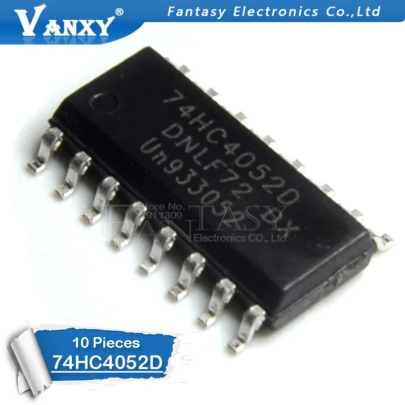 

10PCS 74HC4052D SOP16 74HC4052 SOP SN74HC4052DR SOP-16 SMD new and original IC