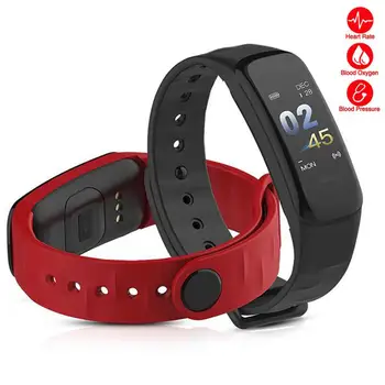

BEESCLOVER Smart Bracelet OLED screen Fitness Tracker Blood Pressure Heart Rate Monitor Wristband for Android IOS d20
