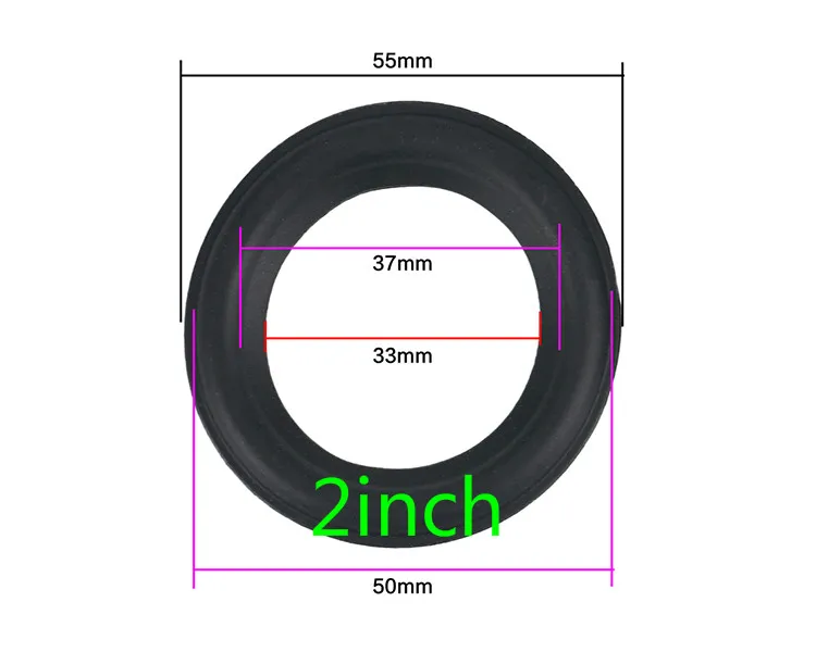 Размер спикер резиновый объемный подвесной Ремонт Аксессуары для 2 дюймов 2,5 дюймов 3,5 дюймов 4 дюймов 4,5 дюймов 5,25 дюймов 6,5 дюймов 5*7