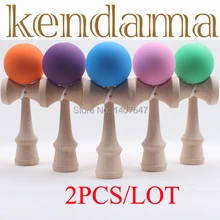 2 шт./лот Профессиональный kendama мяч умелая игра жонглирования с мячом jum kendama 6 см диаметр kendama таблетки Игрушечные Мячи