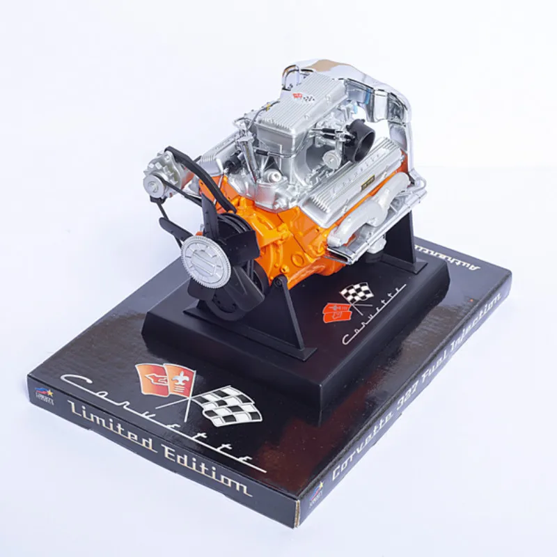 1:6 Corvette Модель двигателя из сплава Corvette V8 двигатель игрушки для мальчиков