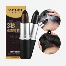 Краска для волос Пастельная краска одноразовая мгновенная серое покрытие корня модифицирует крем-палку Временная крышка белые мелки для волос 3,5 г JQ