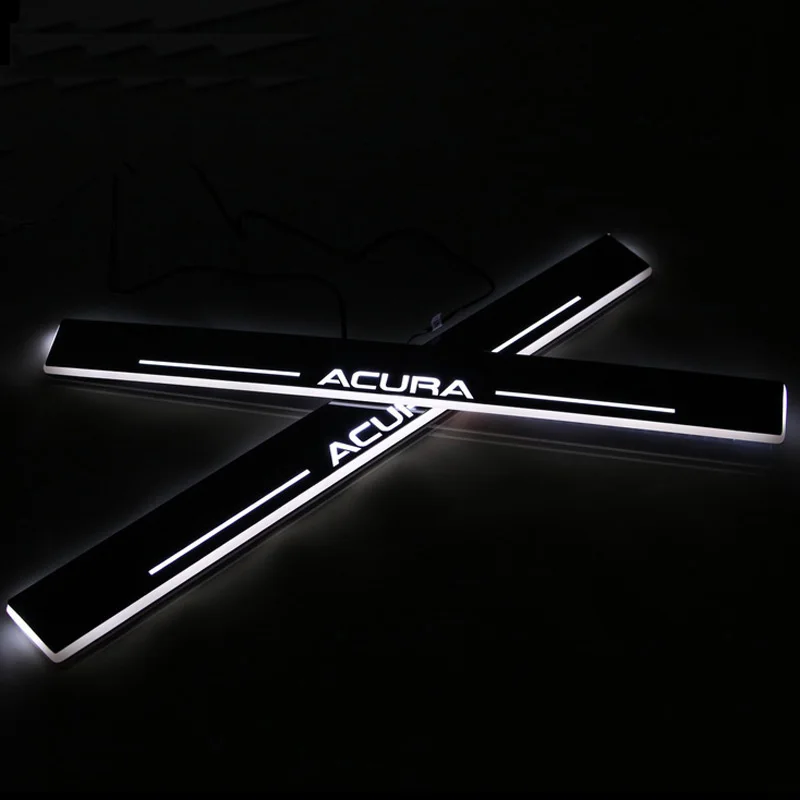 SNCN светодио дный водить автомобиль накладка отделкой педаль порога путь перемещение Добро пожаловать Свет для Acura RLX 2012 2013 2014 2015 2016 интимные