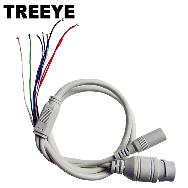 Waterproof Network IP cameras PCB module Cable, RJ45 & DC connectors
