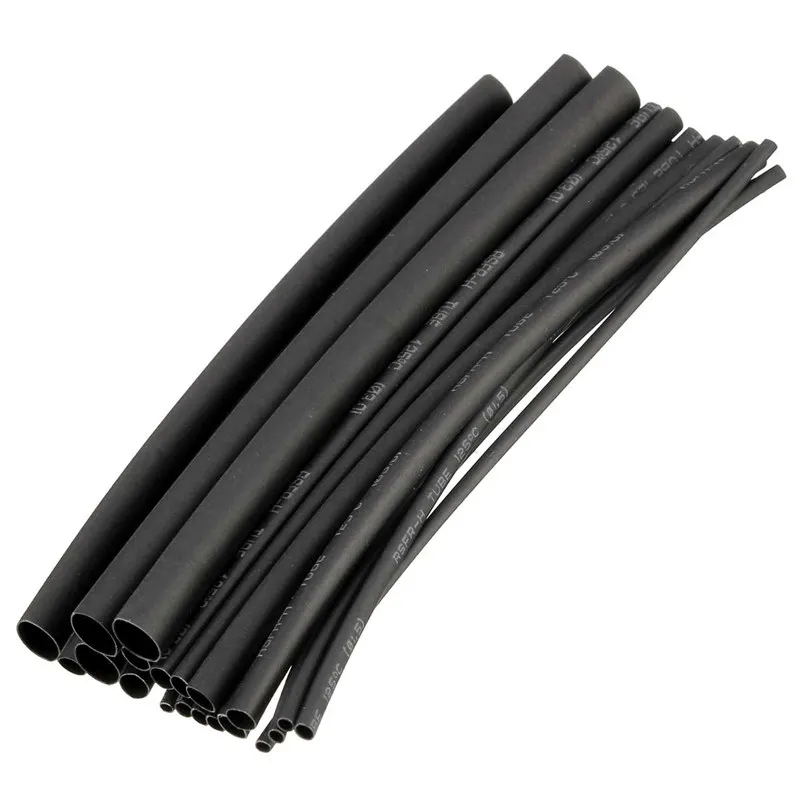 Details about   Heat Shrink 2:1 Heatshrink Tube Black Cable Wire Electrical Sleeving 1-20 mm 