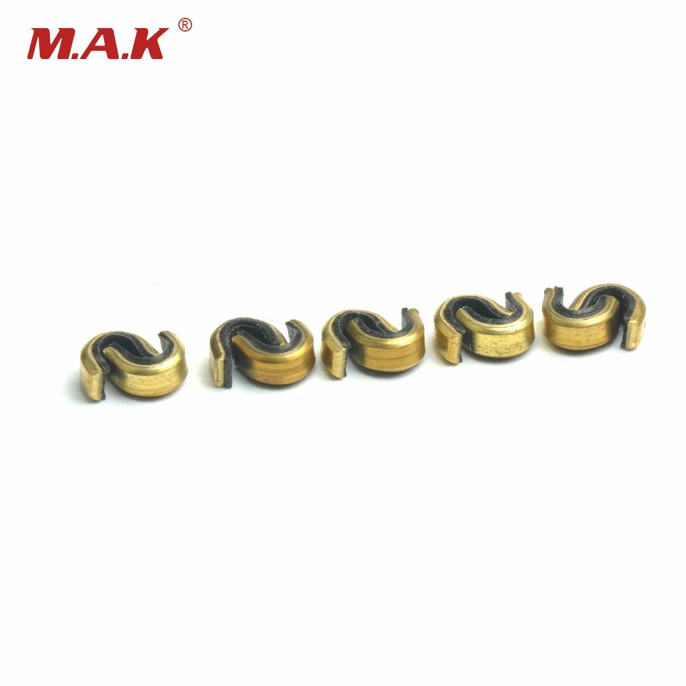 10pcs Point Brass Nock Bow Hunting String Nock Set Protective Plastic
