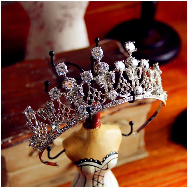 Женские головные уборы casamento Tiaras de cristal романtico para a princesa moda Crown as mulheres carneiras|crown