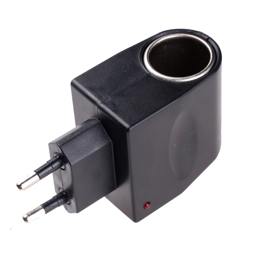 

2017 Useful Car Cigarette Lighter Power AC 220V To DC 12V Black Adapter Converter Mini Automobile Accessories High Quality