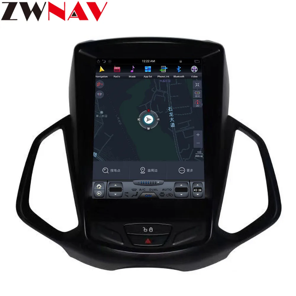 ZWNAV Android система Tesla экран стерео для FORD EcoSport 2013- авто радио gps навигация видео мультимедиа головное устройство