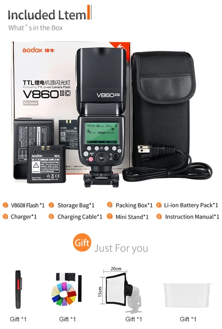 Godox V860ii Camera Flash Speedlite | Flash Godox V860ii Ttl Godox V860ii Camera Flash Speedlite | Flash Godox V860ii Ttl