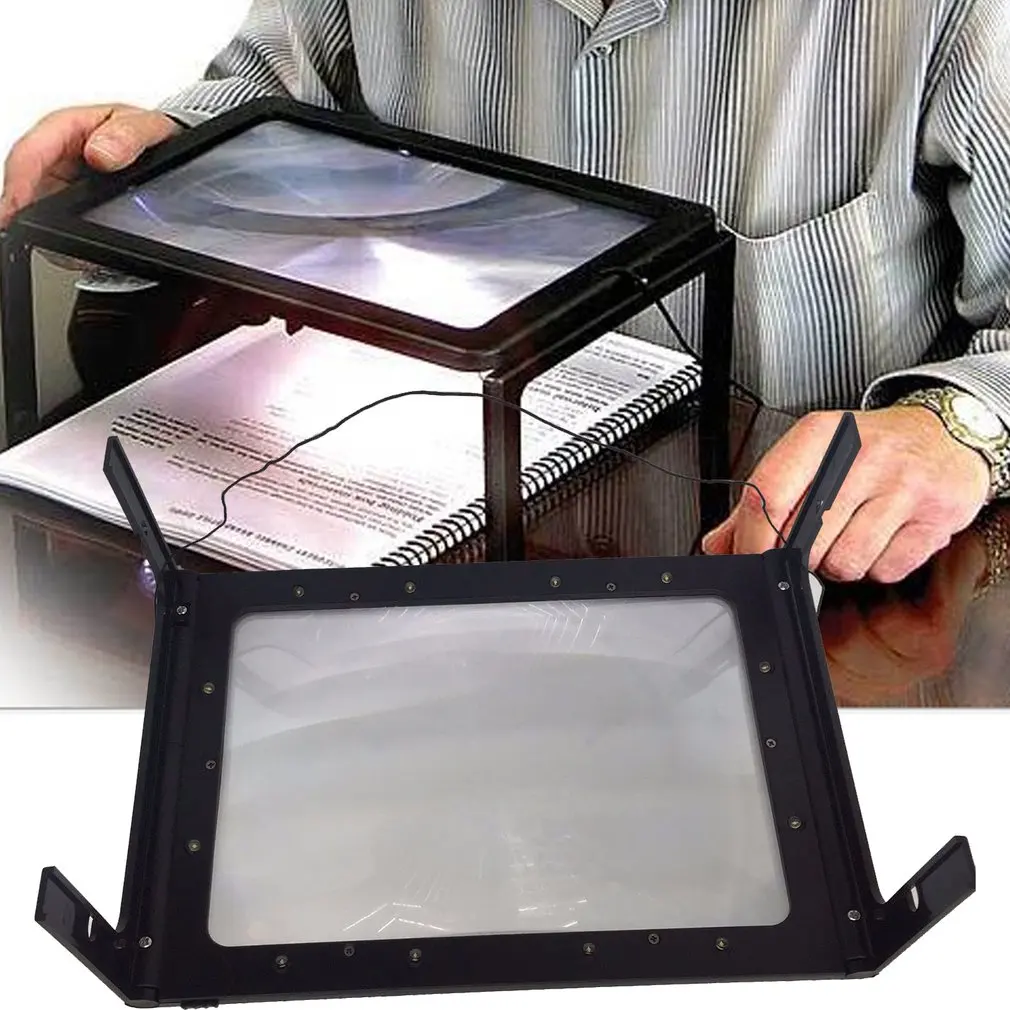 

Wide Range Of Reading Magnifier Led Lights Magnifying Glass Creative Middle-Aged Gifts