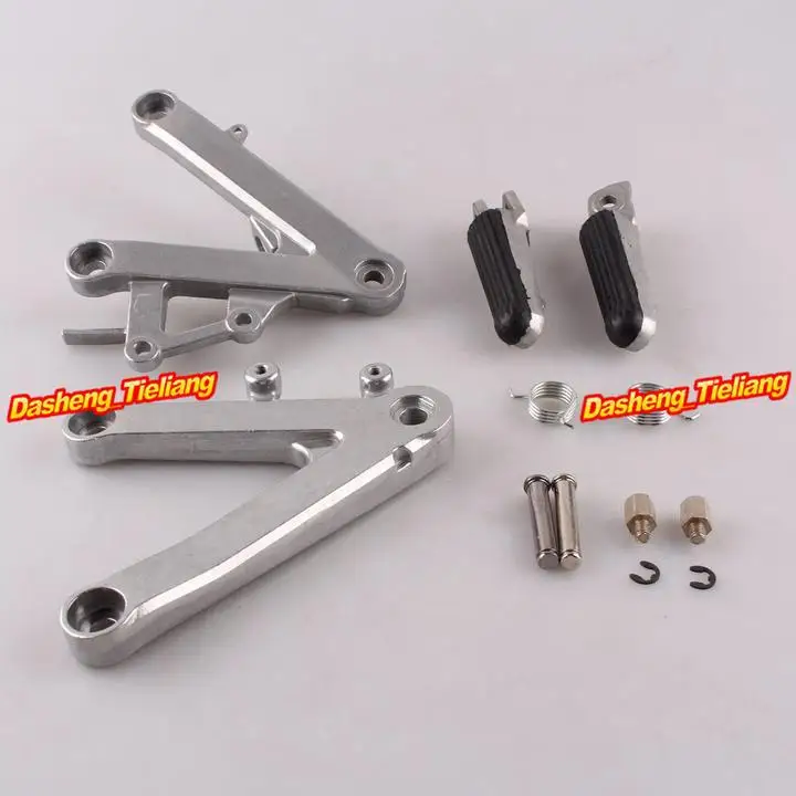 Aluminum Alloy Passenger Rear Foot Pegs Footrest Brackets for HONDA 1990 1997 CBR250 MC22 font b