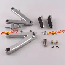 Aleación de aluminio Trasero de Pasajeros Estriberas Reposapiés Soportes para HONDA 1990-1997 CBR250 MC22, motocicleta piezas de Repuesto Accesorios