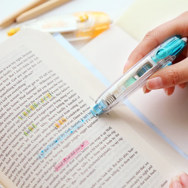 8 pcs/Lot Lace Highlighter tape Macaron color correction tapes for