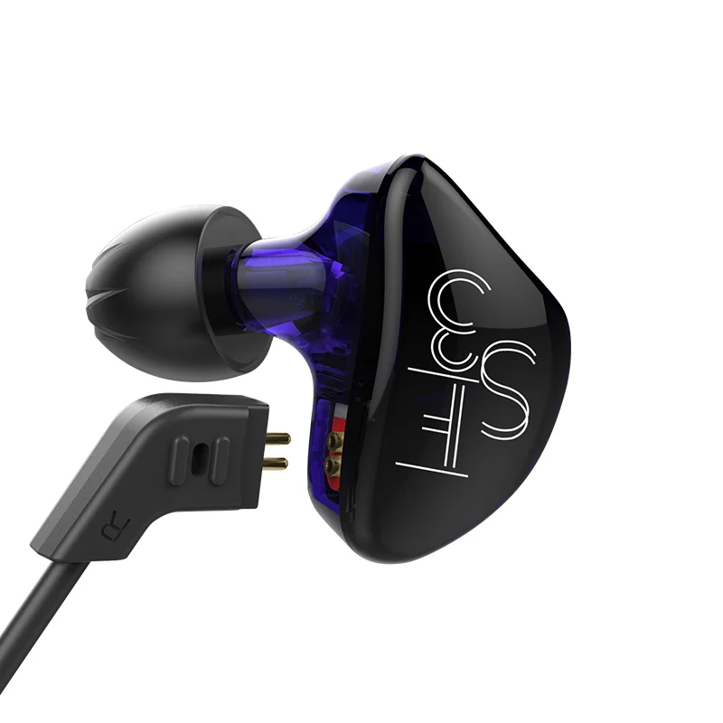 Новые гибридные наушники вкладыши KZ ES3 1DD + 1BA Hi Fi DJ мониторы спортивные для бега