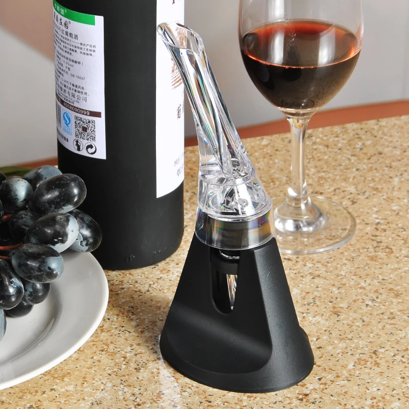 Free Shipping Essential Quick Aerating Red Wine Pourer Decanter Bottle