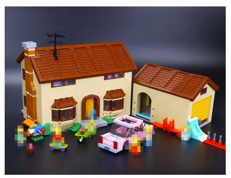 

Lepin 16005 New 2586Pcs Simpson's family Kwik-E-Mart Set Building Blocks Bricks Educational Toys 71006 Funny Lovely Toys Gifts
