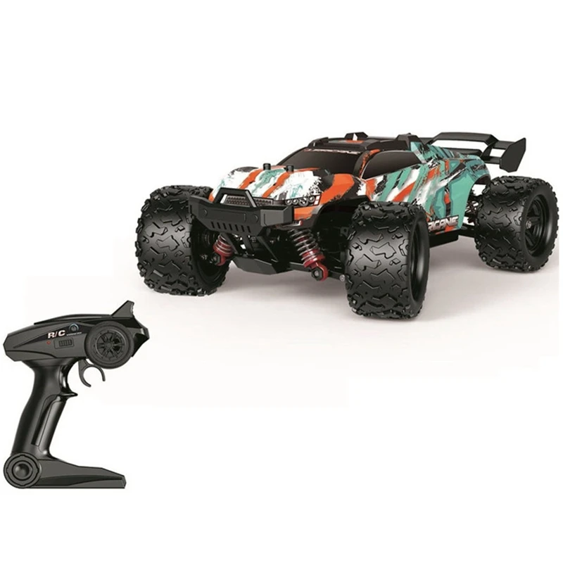 

HS 1/18 2.4G 4WD 36km/h RC Car Model Proportional Control Big Foot Monster Truck RTR Vehicle Remote Control Toy Car for Kids