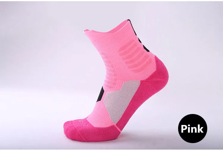 Пара Для мужчин носки для бега Спортивные носки баскетбольные носки Велоспорт лодыжки нейлон Велоспорт Пеший Туризм Компрессионные носки Для мужчин ОГ - Цвет: picture color