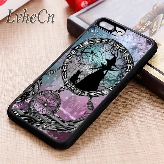 Чехол для телефона LvheCn Ловец снов с ведьмой iPhone 5 6 6s 7 8 plus X XR XS max 11 12 Pro Samsung Galaxy S7 edge