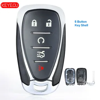 

KEYECU Remote Car Key Shell Case Fob 5 Button for C*hevrolet Camaro Cruze Malibu 2016 2017 2018
