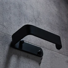 Лучший держатель туалетной бумаги рулон ткани матовый черный Нержавеющая Сталь Настенный т