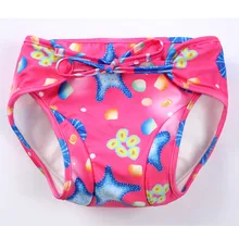 Детский купальный костюм Водонепроницаемый детские подгузники для маленьких девочек мужские плавки утолщение расширенный двойной утечки мочи плавательные штаны