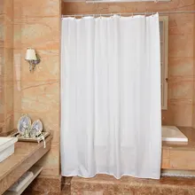 New Bathroom Shower Curtain Pure White Pattern Toilet Partition Curtain Waterproof Mouldproof Hickening waterproof mouldproof beach print shower curtain