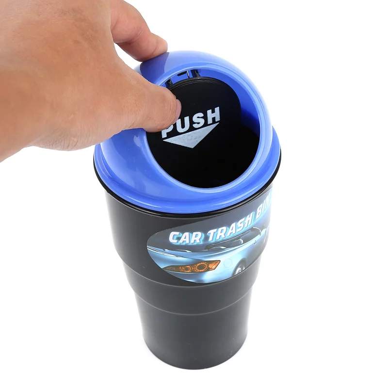 

Auto Door Seat Back Visor Trash Bin Car Trash Can Organizer Garbage Holder Automobiles Storage Bag Accessories Paper Dust bin