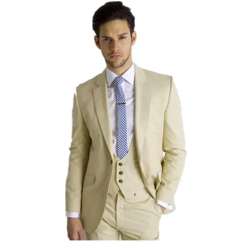 Новые мужские костюмы, мужские формальные свадебные смокинги с зазубренными отворотами, мужские костюмы на одной пуговице, мужские костюмы для свадьбы(пиджак+ брюки+ жилет