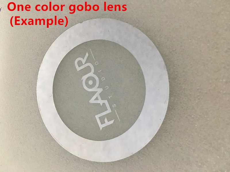 Лампа с логотипом для проектора 10W12W, рекламный светильник с индивидуальным проекцией, светодиодный индикатор, утопленный с 1 цветной линзой gobo 110V 220V - Мощность в ваттах: One color Gobo lens