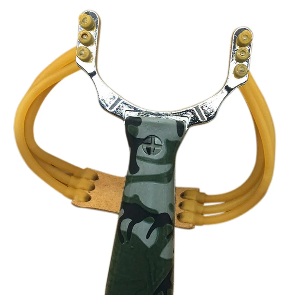 Outdoor Protable Metal Hunting Fishing Slingshot Shooting Tool Accessories for Powerful Camouflage Bow Catapult