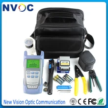 Волокно комплект инструментов для работы с оптическим кабелем FTTH с FC-6S волокно Кливер и оптический измеритель мощности 5 км Визуальный дефектоскоп волокно Стриптизерша