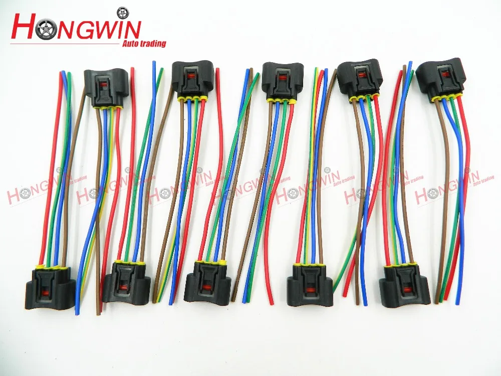 4 x BOBINE D/'ALLUMAGE 4 Pin Way Connecteur Plug Kit Toyota Lexus Denso YARIS COROLLA