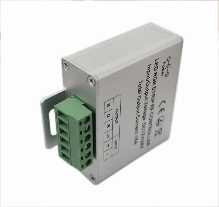 4set/lot high power DC12V 216W 18A IR LED Music Controller 24key Remote