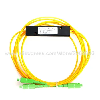 

Fiber Branching Device 1x2 ABS Box Cassette Card Inserting FBT PLC splitter Module SC APC Connector Fiber Optical PLC Fiber Tool