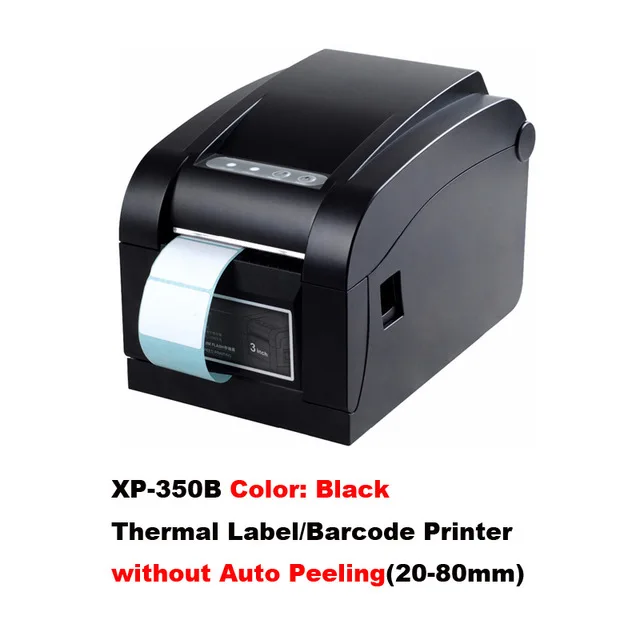 XP-235B 58 мм термальный принтер этикеток, принтер этикеток, распродажа, цена штрих-кода, принтер этикеток, термо дриэкт - Цвет: XP-350B 20-80mm