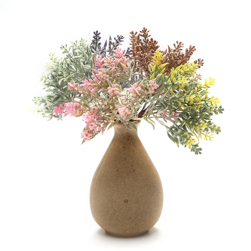 

6pcs artificial flower mini pineapple plant bouquet wedding home Christmas decoration DIY wreath scrapbook craft fake flower