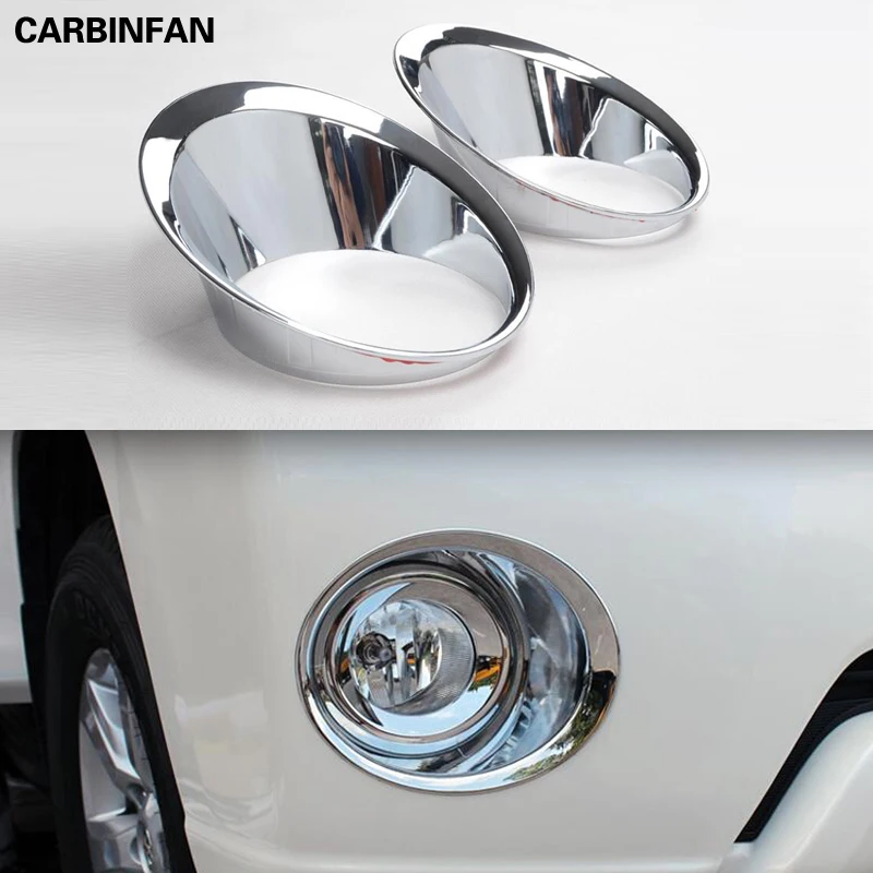 

Front Fog Lamp Cover Light Trim Protector Chrome Car-Styling Accessories For Toyota Land Cruiser 150 Prado LC150 FJ150 2014-2017