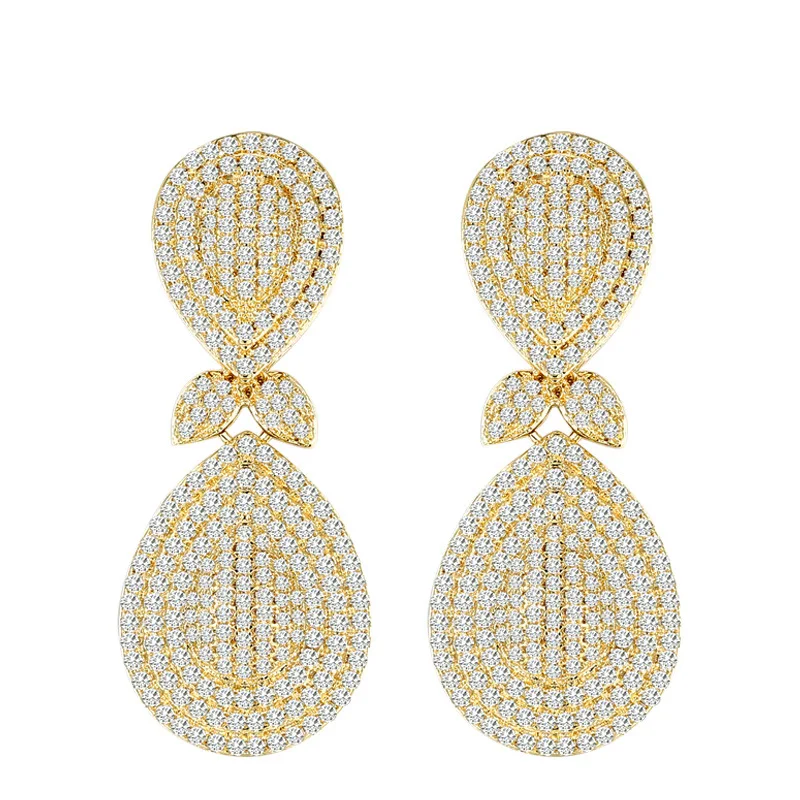 Роскошные Для женщин Серебро S925 серьги каплевидные серьги Fine Jewelry подарок для леди