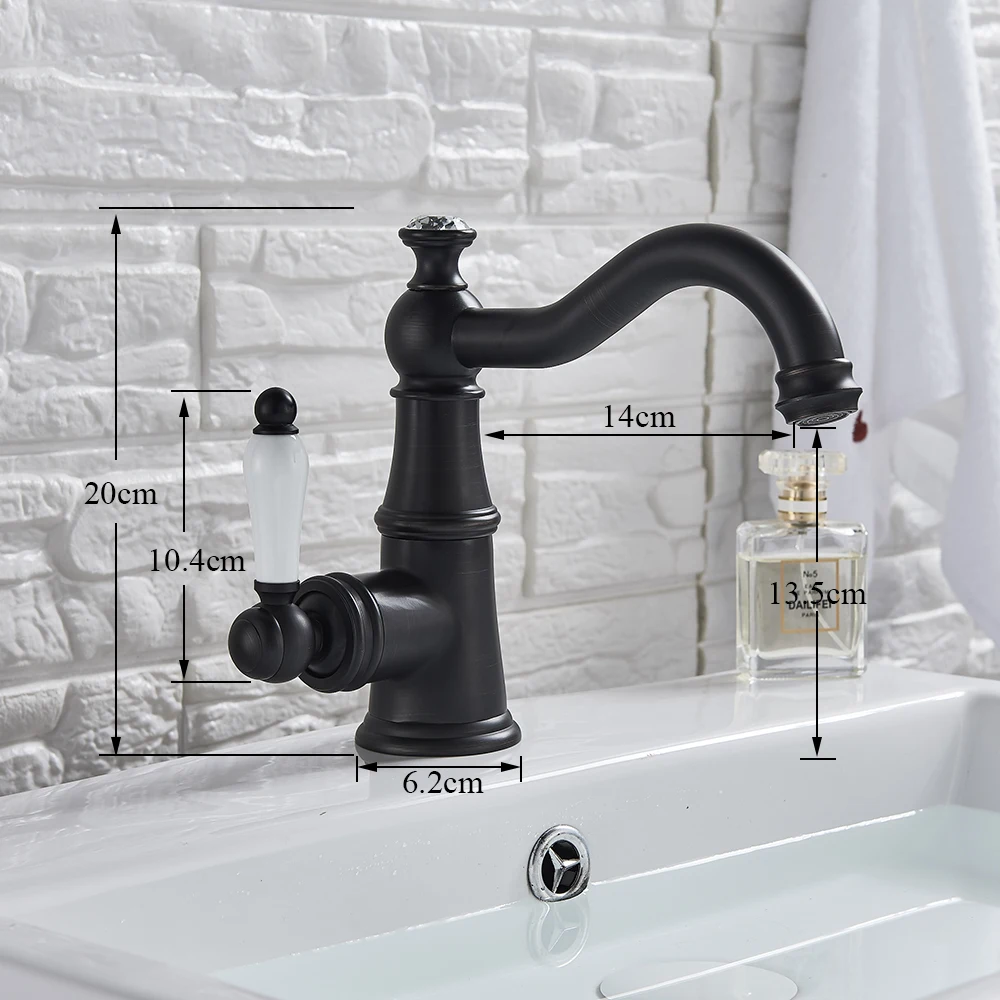Bathroom//Kitchen Sink Basin Deck Mount Fold Swivel Arm Only Cold Faucet Tap