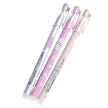 3 шт./компл. 0,38 мм милые со стирающимися чернилами черные, голубые чернила Ручка гелевая ручка школьные милые офисные принадлежности канцелярские студент подарки награды