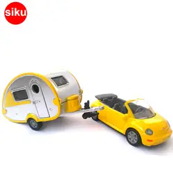 Милые Siku 1:55 1629 литой модели автомобилей VW Beatle Touring Car путешествия Ван RV автомобиля игрушечные лошадки для детей GLD3